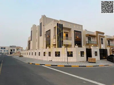 Direct from the owner, a luxurious super deluxe villa for sale in Al Zahya area in Ajman, freehold for all nationalities