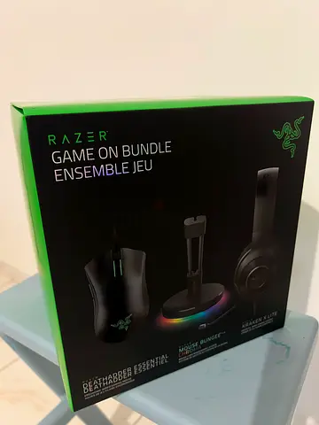 Razers Game On Bundle (Headset + Mouse + Mousepad) - Brand New Box