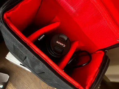Cannon DSLR EOS 2000D with bag and accessories