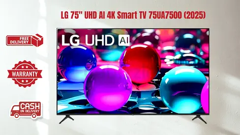 LG 75 Inch UHD AI 4K Smart TV 75UA7500 (2025)