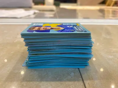 Bundle of 210 World Cup Panini Stickers
