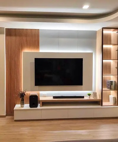 Modern Minimalist TV Wall
