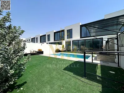 Luxury villa in Al Zorah | Private pool | 4 bedrooms | and a distinctive garden | Price includes electricity, water and air conditioning |