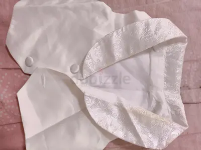 3 month baby boys white suit