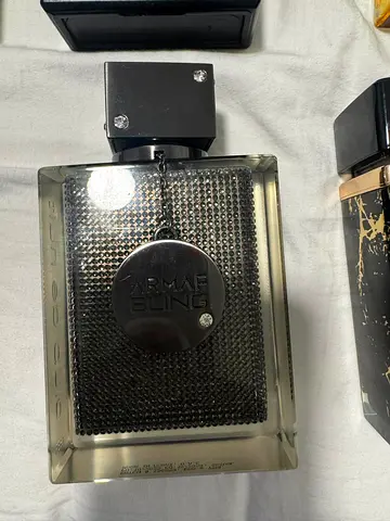 Armaf Club de Nuit / Armaf Bling mens perfume bottle - used