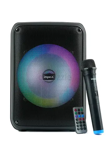 Impex Portable Bluetooth Speaker with Mic RGB Light