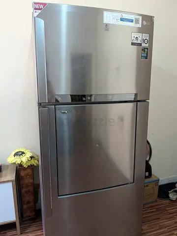 LG Stainless Steel Double Door Refrigerator 512L Net