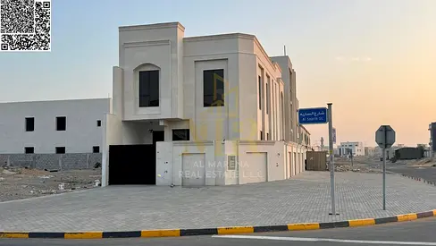 Corner villa for sale in Al Helio 1 | 2,700 sq ft | Two floors | 4 master bedrooms | Majlis and living room with washrooms | Open kitchen | Prime loca