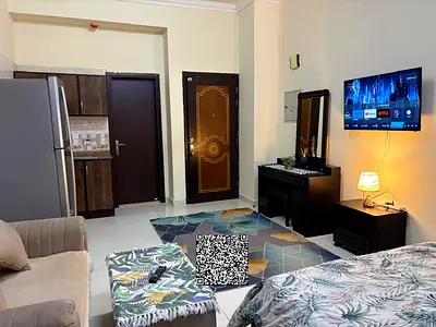 Studio for Rent in Al Nai'miya – Behind Al Hoot A great opportunity to live in a lively location close to all services. - Neat and clean studio - Exc