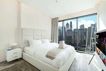 Furnished 1BR | Balcony | Parking | Business Bay