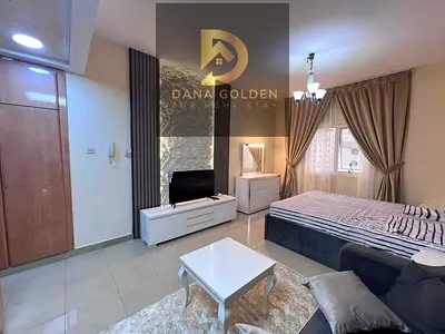 Fully furnished lavish studio ready to move hot location easy access to dubai for more details and information contact us