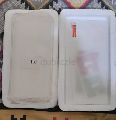 Google Pixel 1, screen protectors and transparent cover (new, sealed) - fits Pixel 1 models