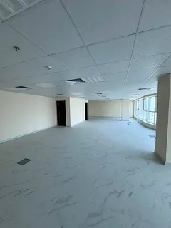 Office for Annual Rent in Al Majaz 2, Sharjah | Ready to Move, Full Open View, Free AC &amp; Free Pa