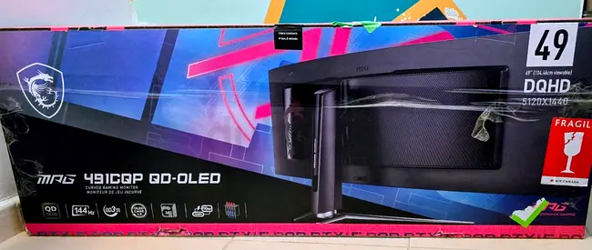MSI MPG QD-OLED 49 gaming monitor