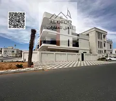 Corner villa for sale located on the street ||7Rooms with wardrobes|| Central AC|| Equipped kitchen 