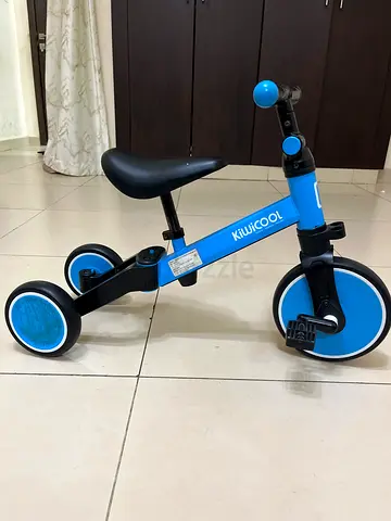 Kiwicool 3-Wheel Balance Bike for Toddlers - Blue, Good Condition