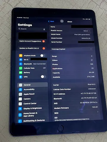 iPad 9 generation