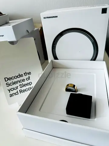 Ultrahuman Ring AIR Smart Wearable – Air Gold / Size 7