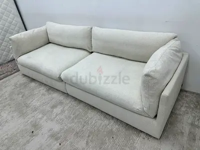 Almost brand new the loom collection two pieces sofa
