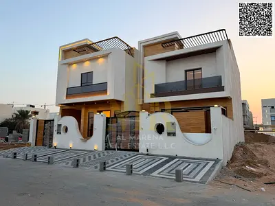 A stylish, modern villa in Al-Haliu 2, with a contemporary design, priced inclusive of registration fees.