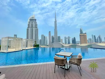 "Exquisite Fully Furnished 2-BHK with Full Burj & Fountain Views | Address Fountain Views"