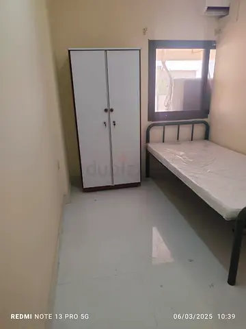 Closed and furnished partition room @ khalifa street