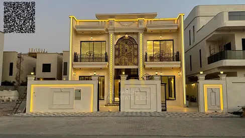 فيلا بسعر شامل رسوم تركيب المكيفات على الشارع الرئيسي جاهزة للسكن في أرقي مناطق عجمان تملك حر لجميع الجنسيات..