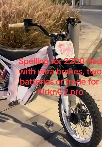 Electric off-road kugoo with dual batteries - good condition