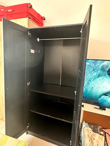 IKEA SINGLE WARDROBE OAK WOOD COLOR