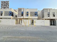 For sale - a luxury villa in Ameera - Ajman Area 3500 square feet 5 master rooms Two floors and a ro