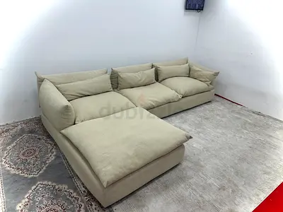 Same like new condition marina home lshape sofa