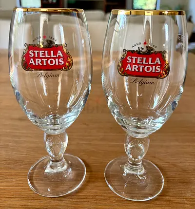 2 x Stella Artois Glass Chalices (33 cl)