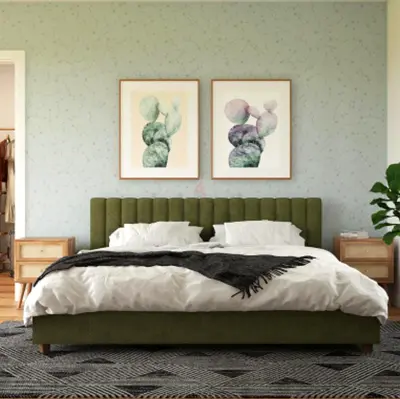 Modren Design new King size Luxury Family bed with Mattress Available