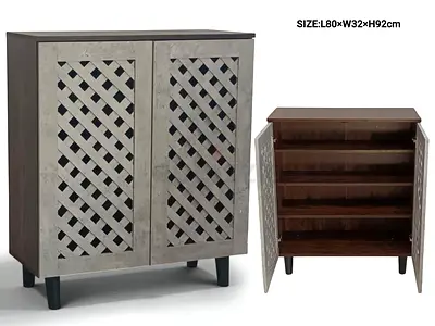 Heavy duty wooden shoes cabinet for sell  :-