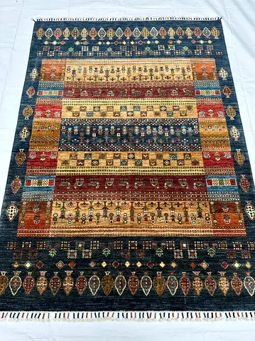 150x200 cm | 5x7ft | High Quality Handmade Afghan Gabbeh design Carpet