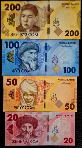 KYRGYZSTAN BANKNOTE SET 2023