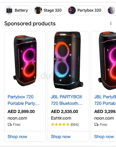 JBL PartyBox Portable Bluetooth Party Speaker (Partybox-style)