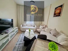 For monthly rent: One bedroom, living room, two bathrooms, and balcony in a new tower, first occupan