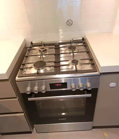 Bosch last model cooker top gas oven electrice digital with fan 60/60 cm