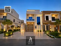 Modern villa with a garden, electricity and water included, for sale. Freehold ownership. Dubai vill