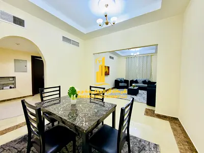 ✨Luxurious one-bedroom apartment with an open view for monthly rent in Rawda2 Fully furnished with very elegant furniture and a fully equipped kitchen