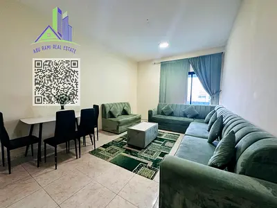 غرفتين وصاله شهري مفروش باقل سعر بعجمان -4200 شامل الفواتير والانترنت -النعيميه 1*مقابل مستشفي ثومبي