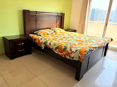 Royal Furniture King Bedroom Set (Wardrobe, Side Tables Medicated Mattress) – Excellent Condition