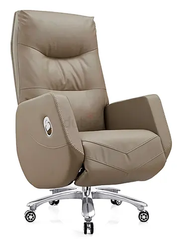 Modern Leather Executive Office Recliner Chair