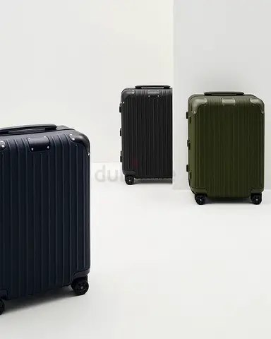 Rimowa leather cabin luggage