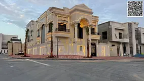 Luxury corner villa in Al-Haliyo 2 with a modern design, spacious areas, and price including registr