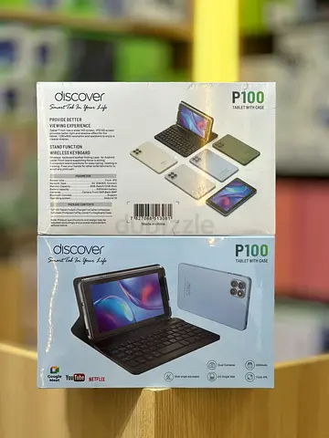 Discover P100 Tablet with Keyboard Case (sealed box)