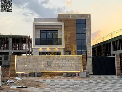 A villa with all registration and ownership fees included, on the main street, ready to move in, in the most prestigious areas of Ajman. Freehold owne
