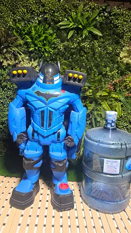 Large Blue Batman Robot Toy - Remote/Action Figure Style
