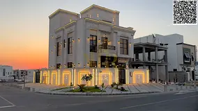 A luxurious modern villa in Al-Haliu 2, elegantly designed for family living, priced inclusive of re
